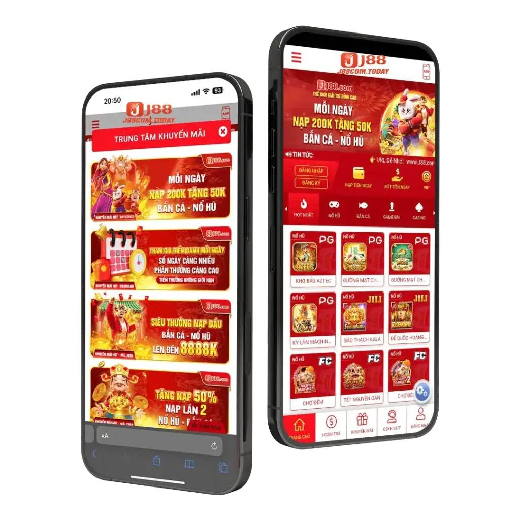 Điện thoại hiển thị giao diện mượt mà của 99vin ios